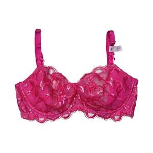 Victoria's Secret Wicked Shimmer Heart Embroidery Balconette Bra Size 32D